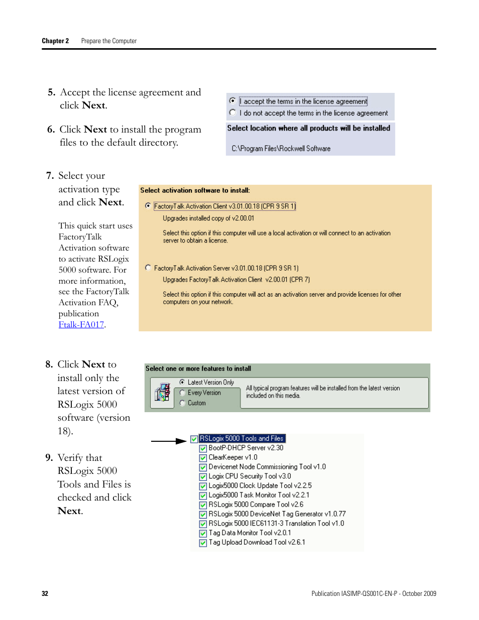 Rockwell Automation 1769-L3xx CompactLogix System Quick Start User Manual | Page 32 / 219