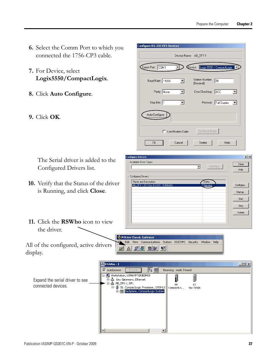Rockwell Automation 1769-L3xx CompactLogix System Quick Start User Manual | Page 37 / 219