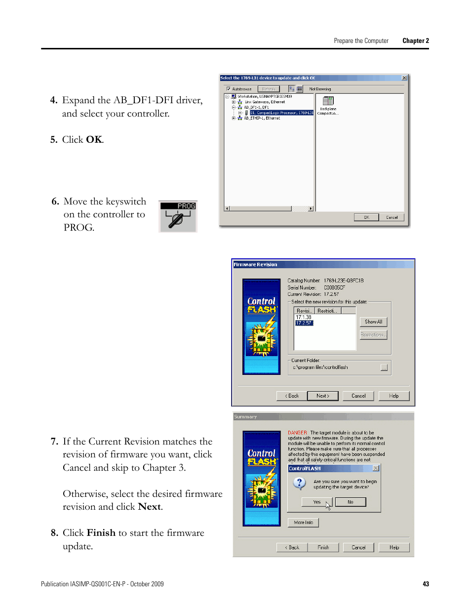 Rockwell Automation 1769-L3xx CompactLogix System Quick Start User Manual | Page 43 / 219
