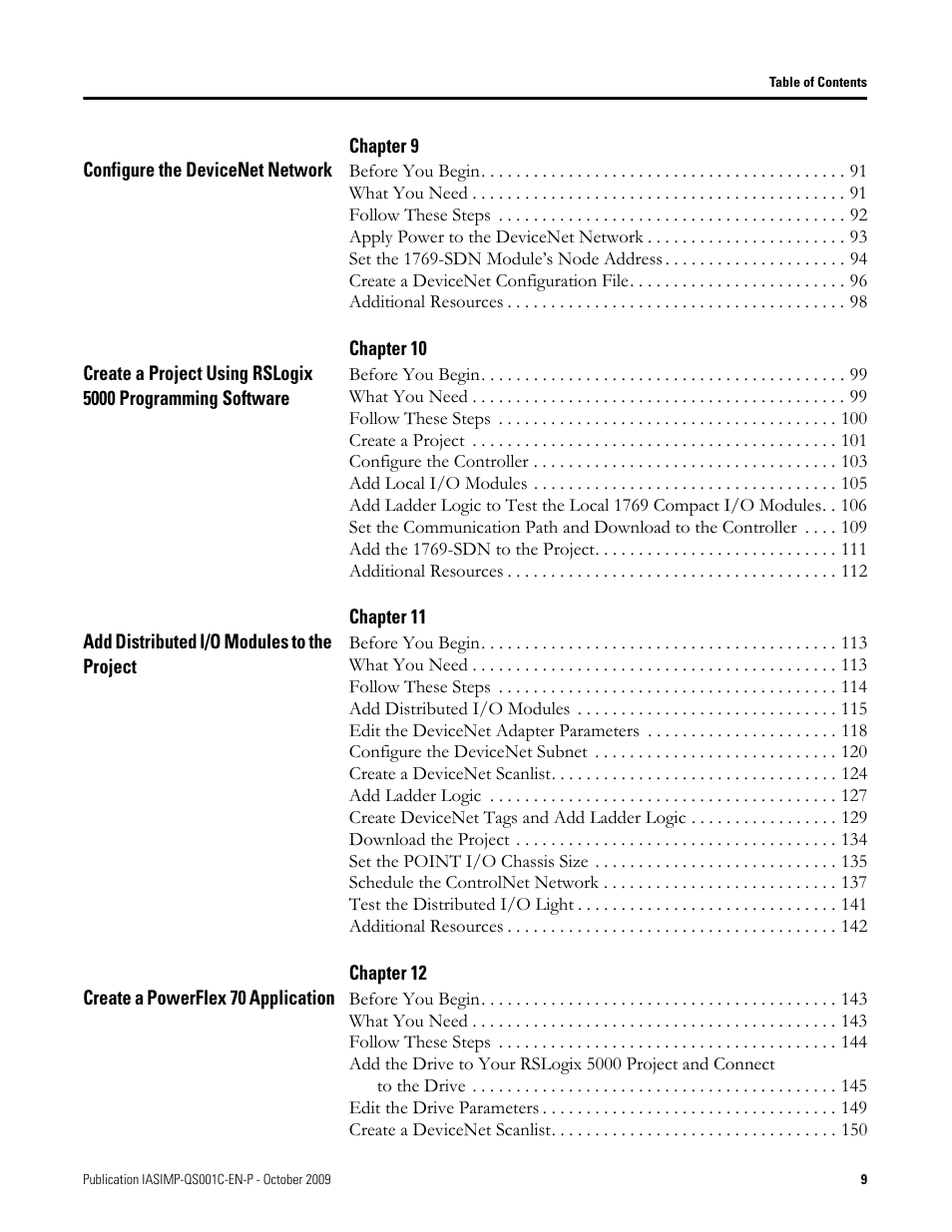 Rockwell Automation 1769-L3xx CompactLogix System Quick Start User Manual | Page 9 / 219