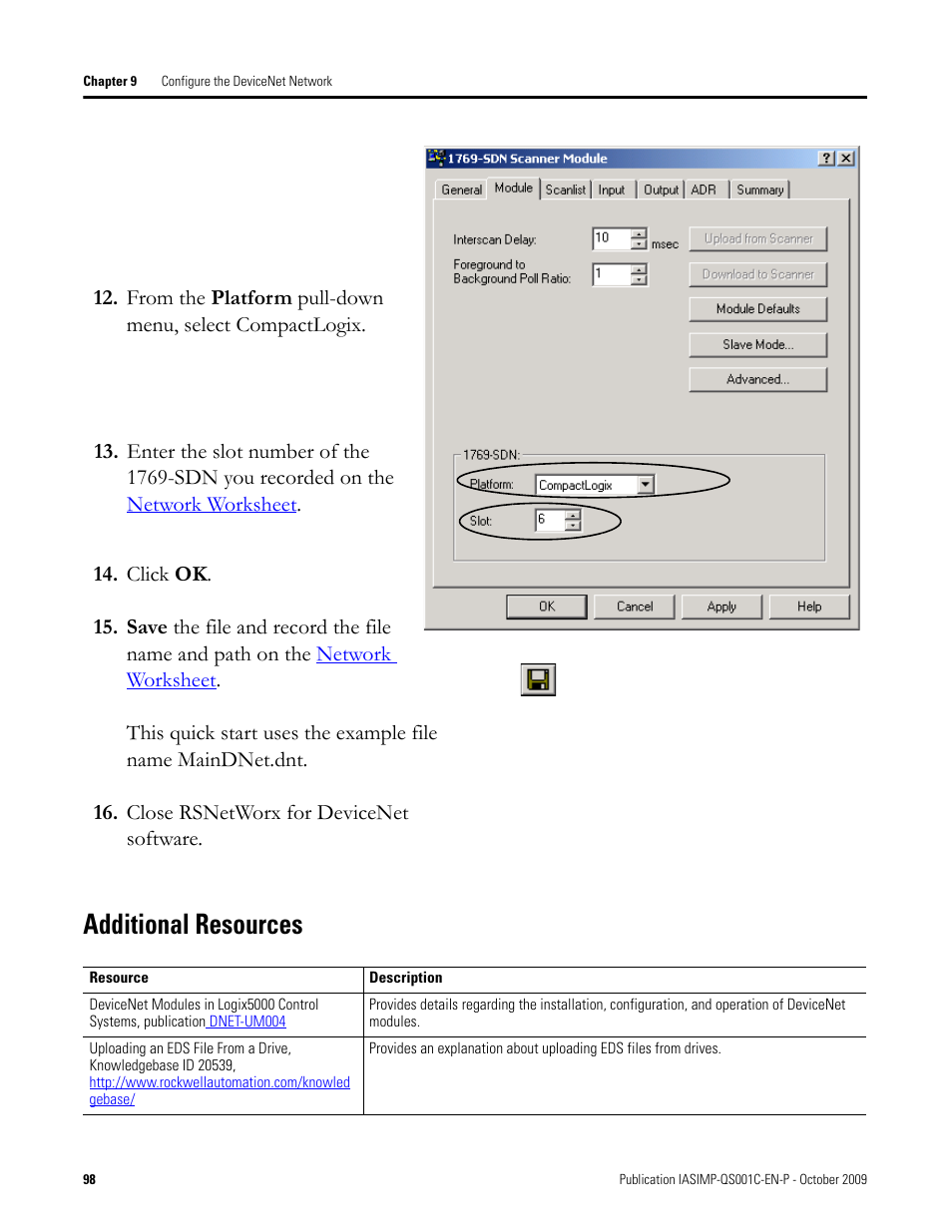 Additional resources | Rockwell Automation 1769-L3xx CompactLogix System Quick Start User Manual | Page 98 / 219