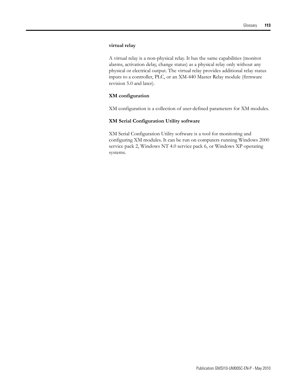 Rockwell Automation 1440-TPS02-01RB XM-320 Position Module User Manual | Page 121 / 127
