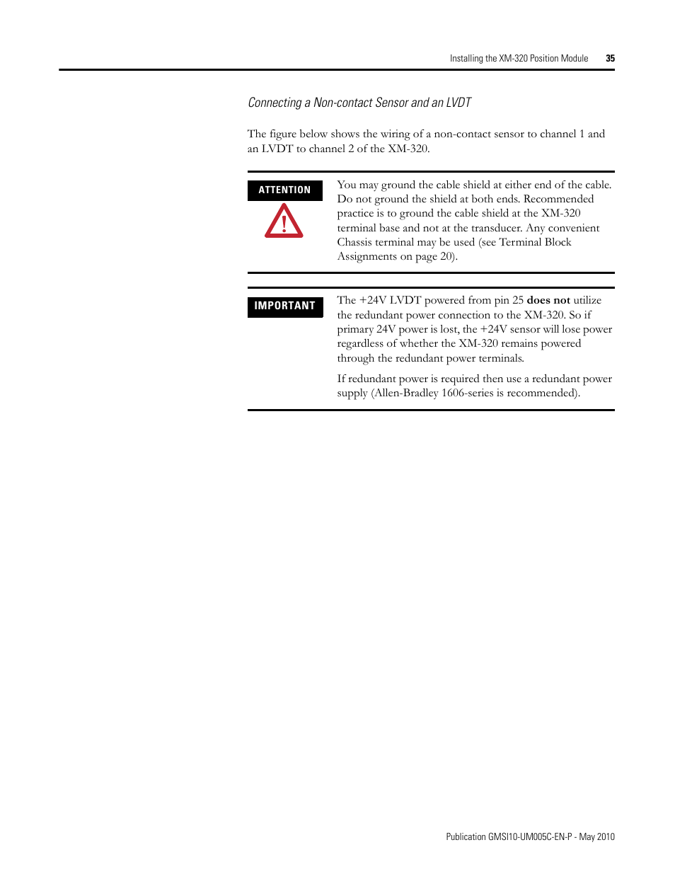Rockwell Automation 1440-TPS02-01RB XM-320 Position Module User Manual | Page 43 / 127