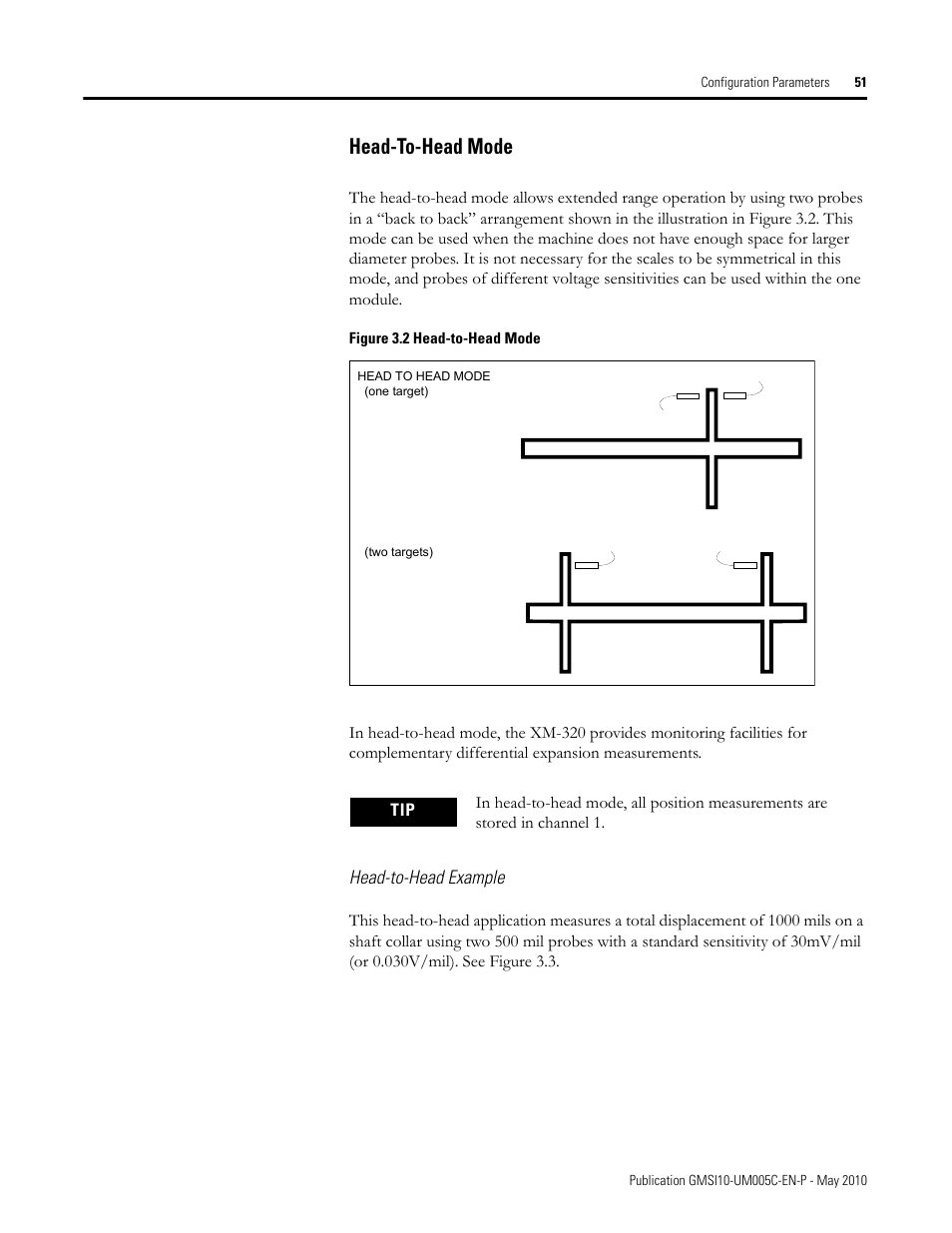 Head-to-head mode | Rockwell Automation 1440-TPS02-01RB XM-320 Position Module User Manual | Page 59 / 127