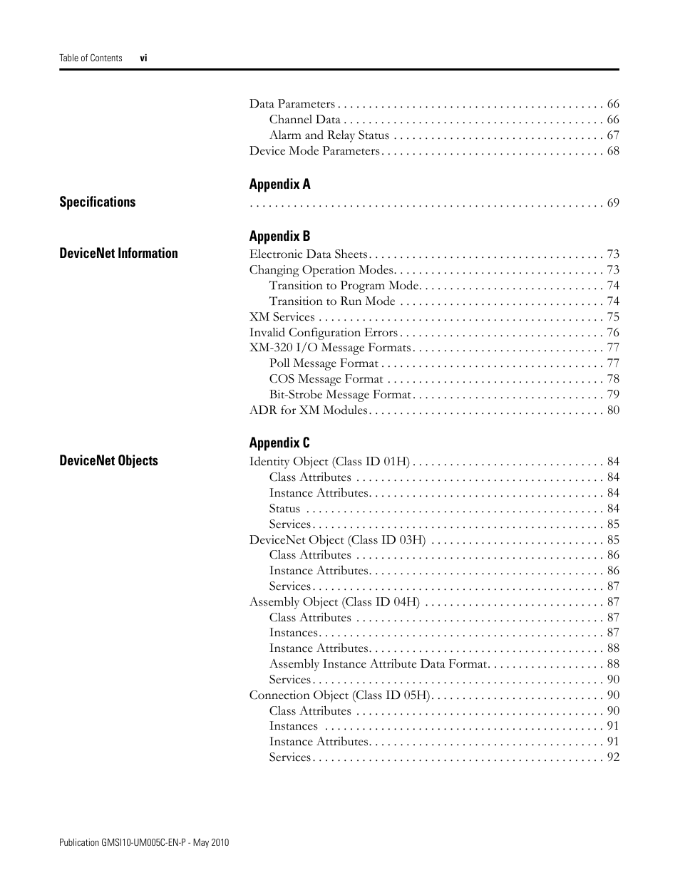 Rockwell Automation 1440-TPS02-01RB XM-320 Position Module User Manual | Page 6 / 127