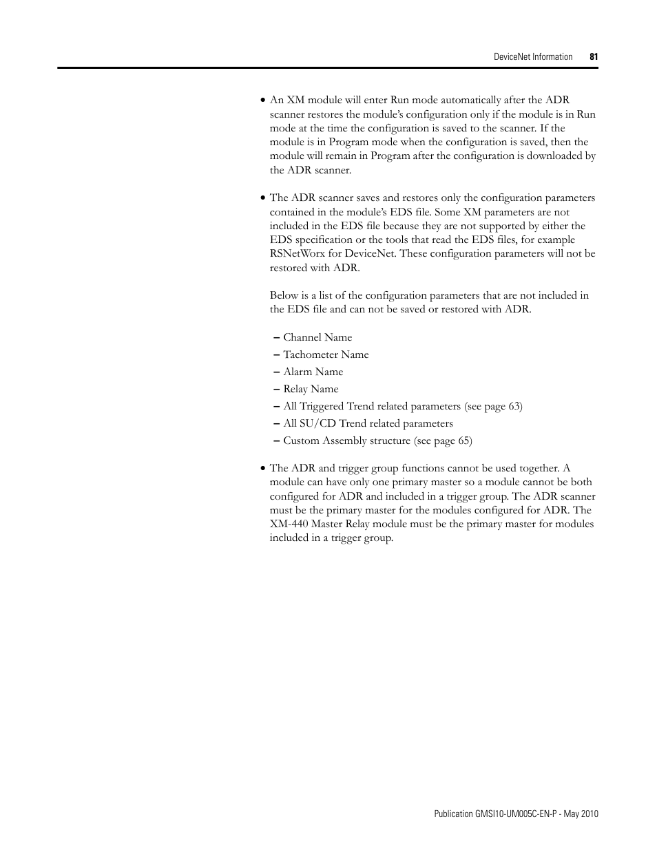 Rockwell Automation 1440-TPS02-01RB XM-320 Position Module User Manual | Page 89 / 127