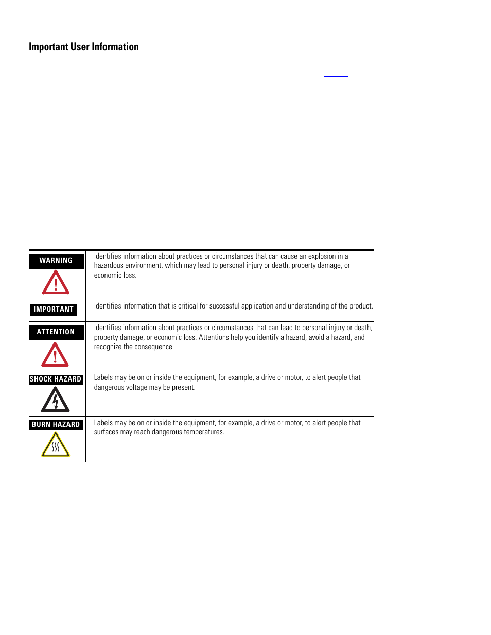Important user information | Rockwell Automation LDL Ironless Linear Servo Motors User Manual | Page 2 / 84