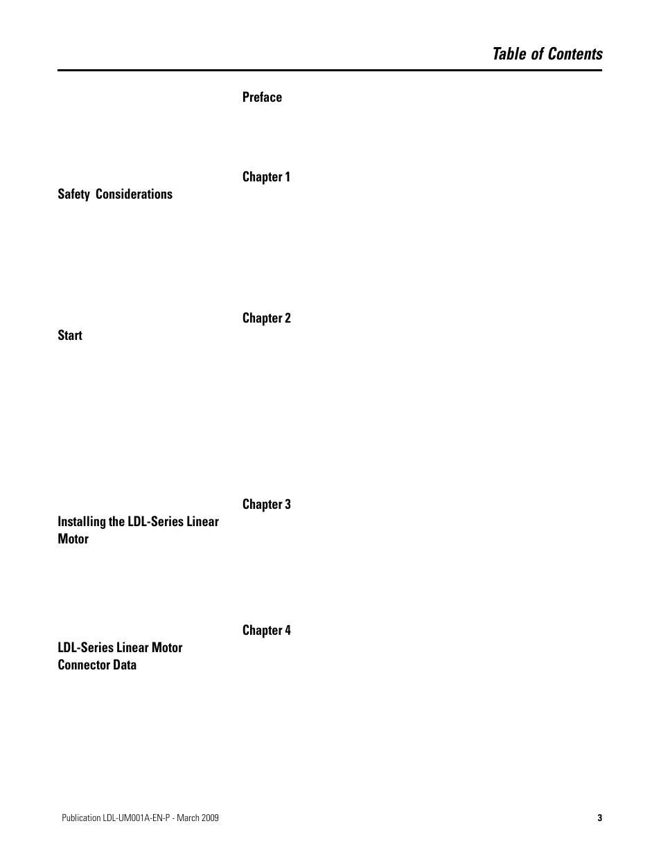 Rockwell Automation LDL Ironless Linear Servo Motors User Manual | Page 3 / 84