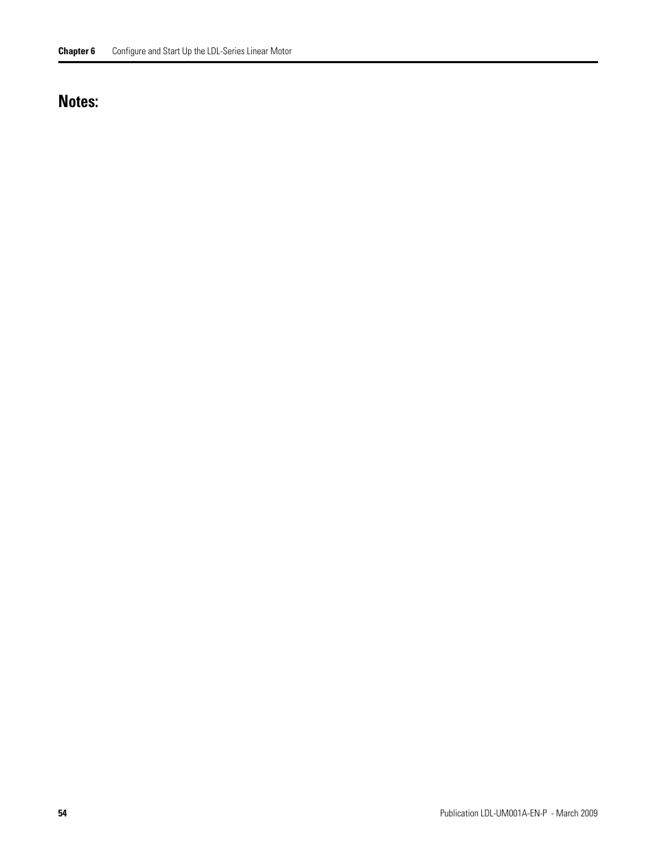 Rockwell Automation LDL Ironless Linear Servo Motors User Manual | Page 54 / 84