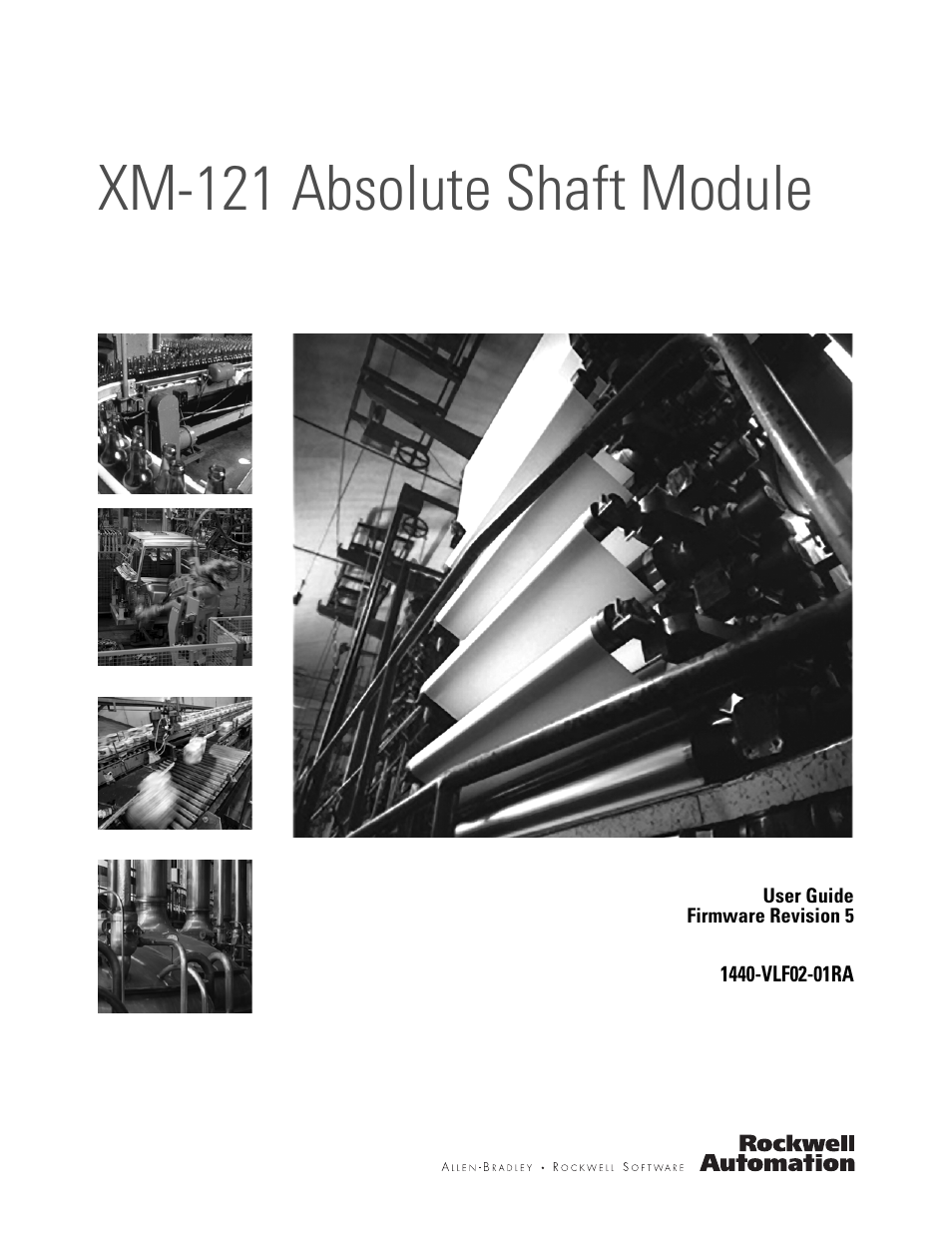 Rockwell Automation 1440-VLF02-01RA XM-121 Absolute Shaft Module User Manual | 158 pages