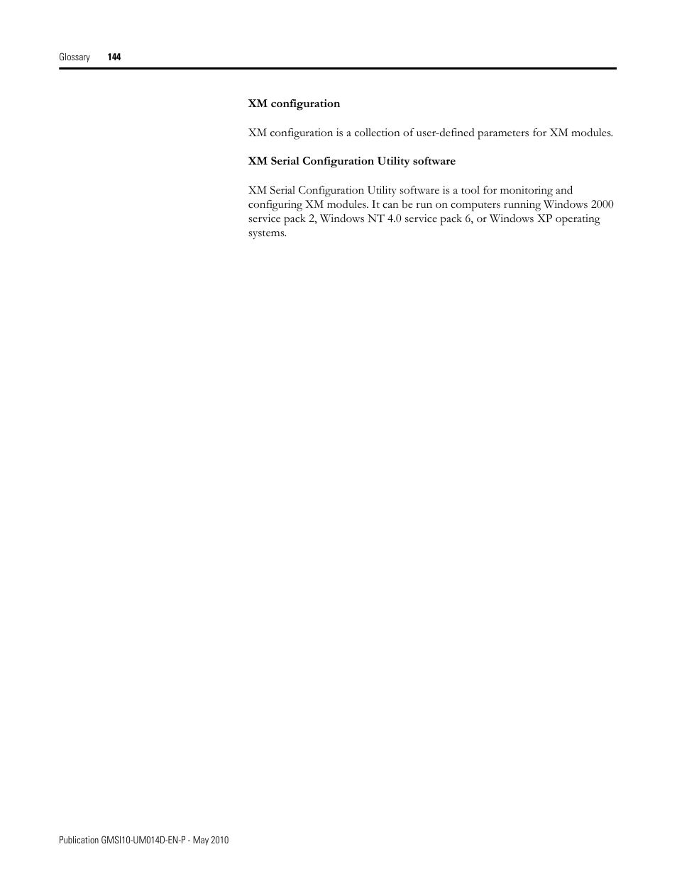 Rockwell Automation 1440-VLF02-01RA XM-121 Absolute Shaft Module User Manual | Page 152 / 158