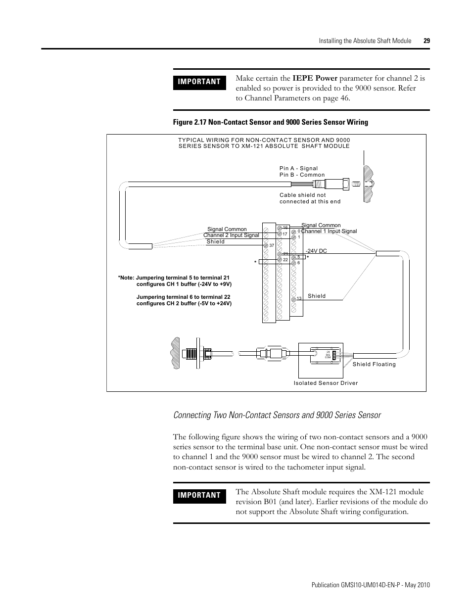 Important | Rockwell Automation 1440-VLF02-01RA XM-121 Absolute Shaft Module User Manual | Page 37 / 158