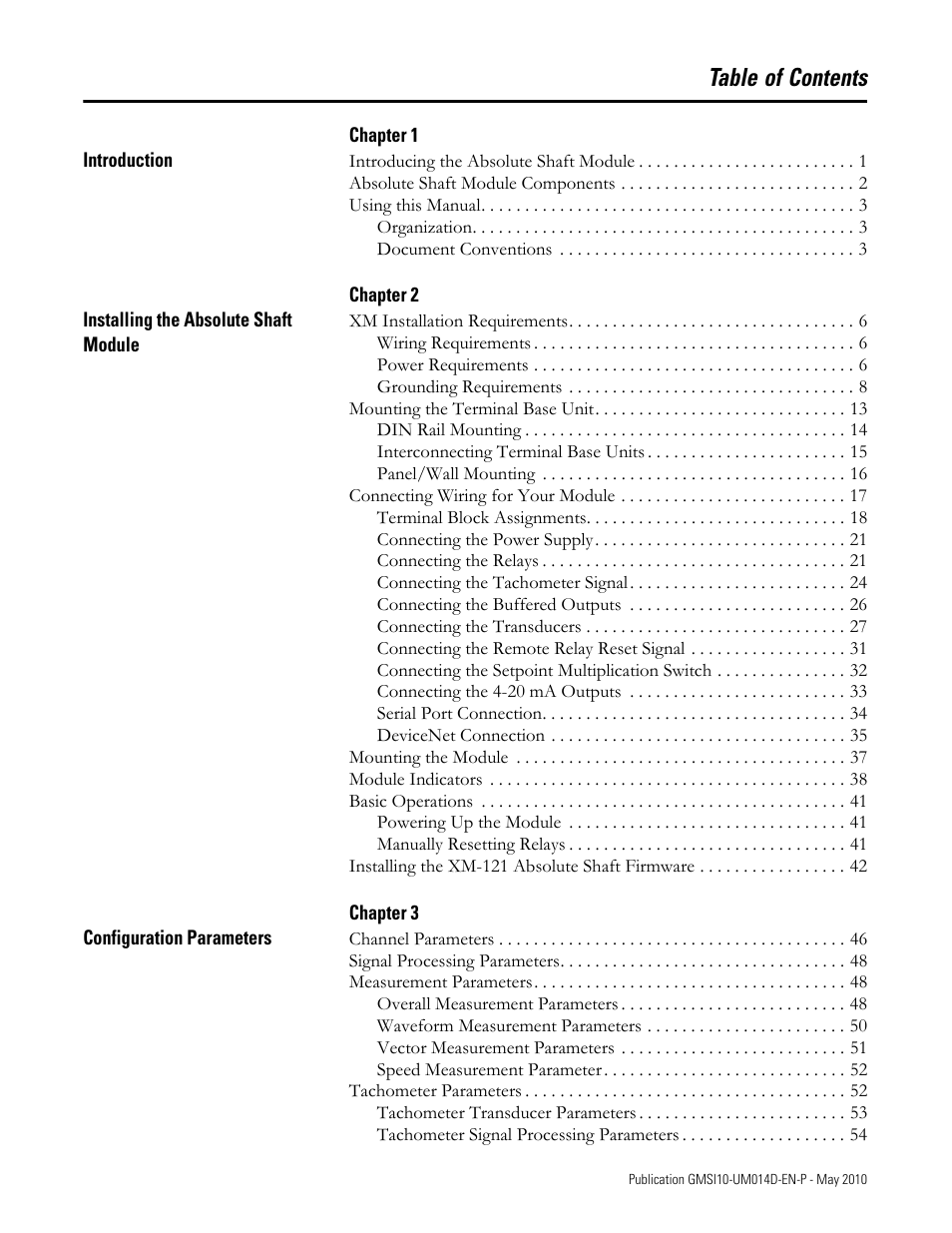 Rockwell Automation 1440-VLF02-01RA XM-121 Absolute Shaft Module User Manual | Page 5 / 158