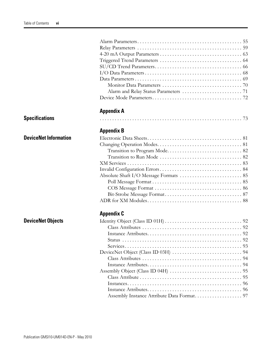 Rockwell Automation 1440-VLF02-01RA XM-121 Absolute Shaft Module User Manual | Page 6 / 158