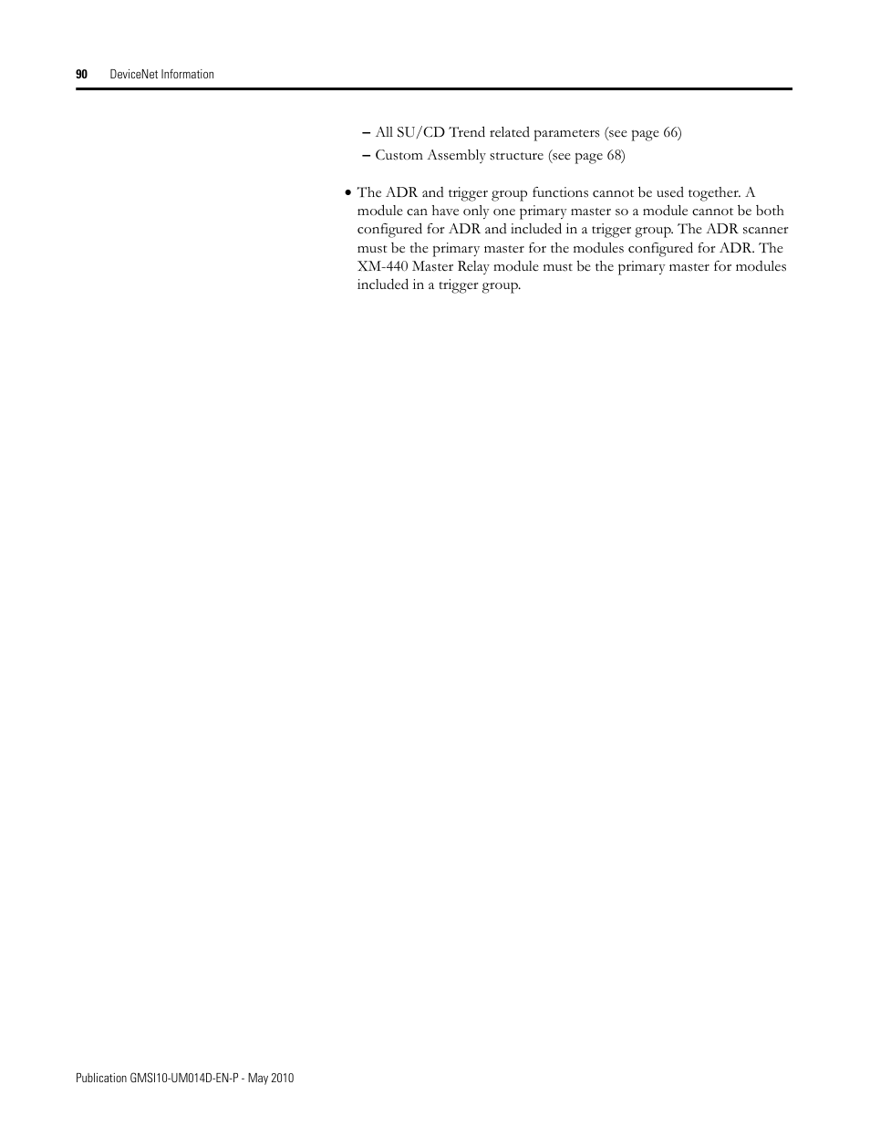 Rockwell Automation 1440-VLF02-01RA XM-121 Absolute Shaft Module User Manual | Page 98 / 158