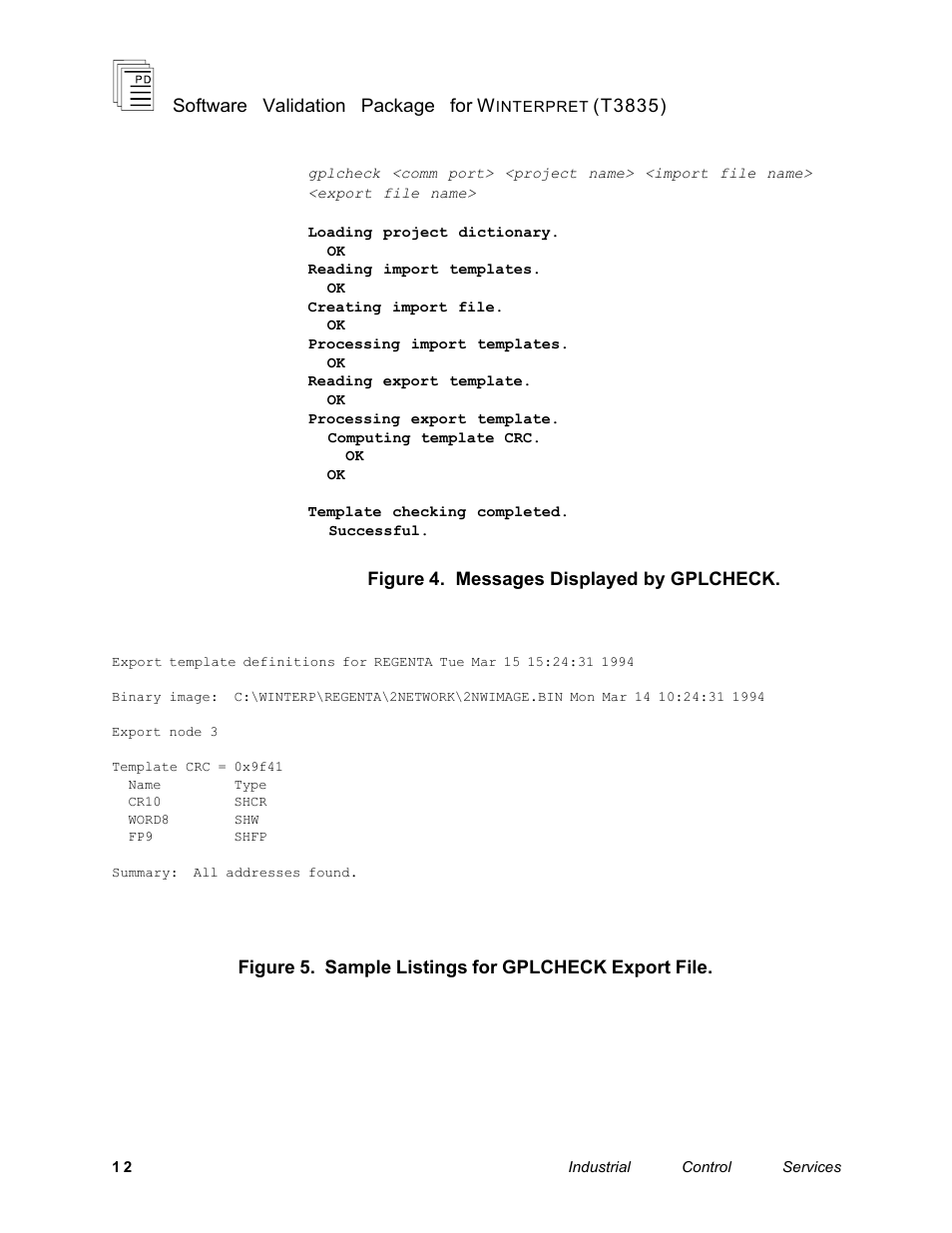 Rockwell Automation T3835 ICS Regent Software Validation Package for Winterpret User Manual | Page 12 / 14