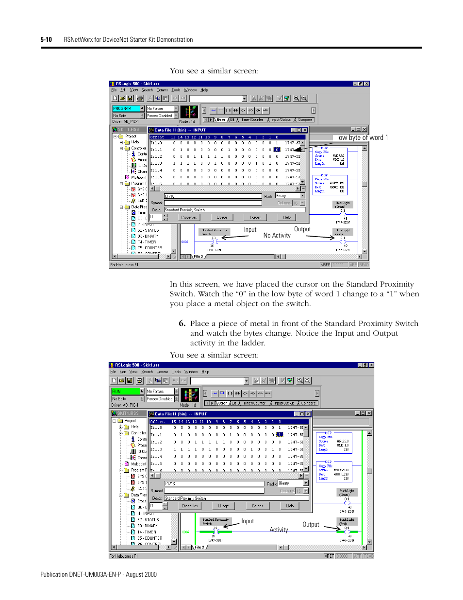 Rockwell Automation 1787-GEN2SKIT, -2, -3, -4, -5, -6, -7 DeviceNet Starter Kit User Manual User Manual | Page 132 / 142