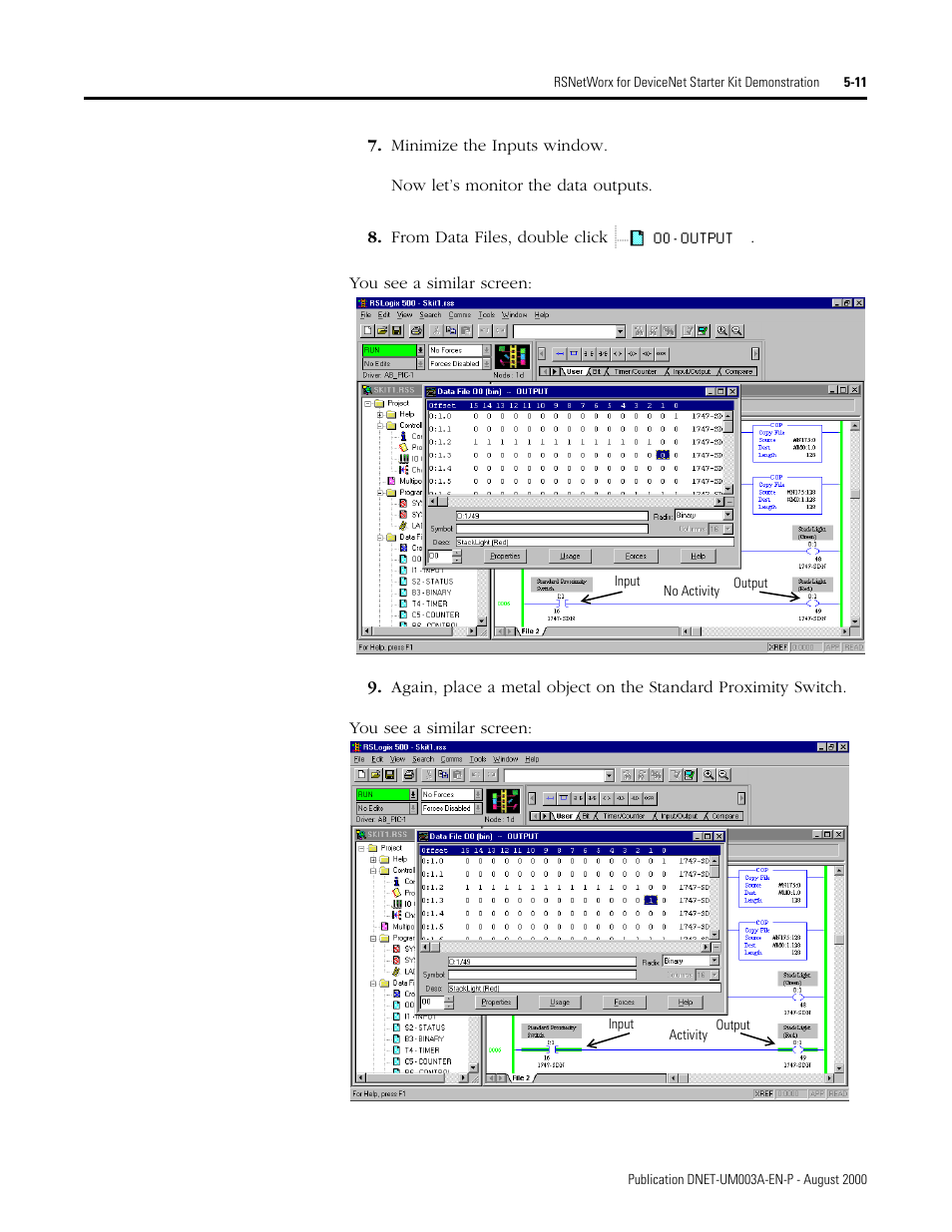 Rockwell Automation 1787-GEN2SKIT, -2, -3, -4, -5, -6, -7 DeviceNet Starter Kit User Manual User Manual | Page 133 / 142