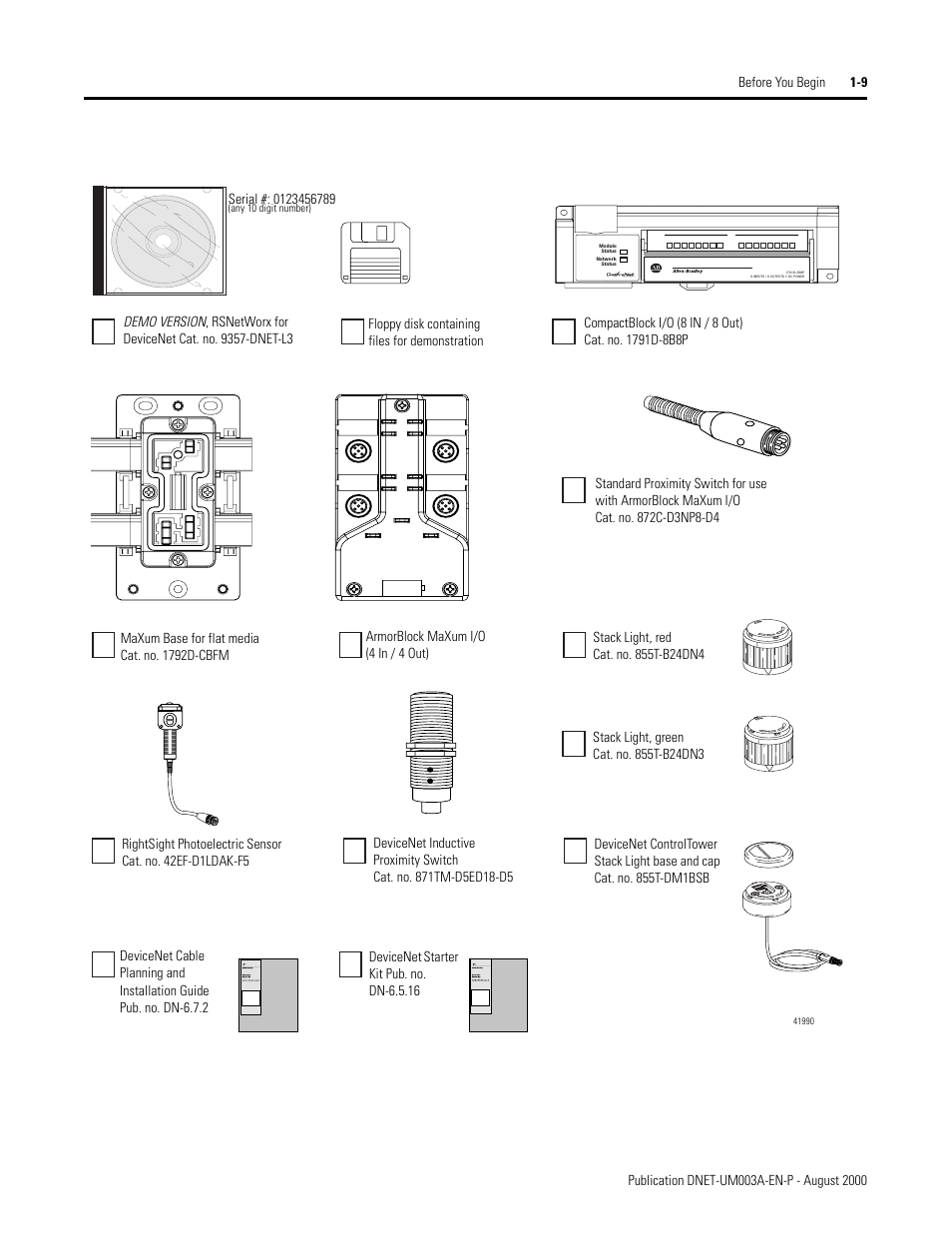 Rockwell Automation 1787-GEN2SKIT, -2, -3, -4, -5, -6, -7 DeviceNet Starter Kit User Manual User Manual | Page 19 / 142