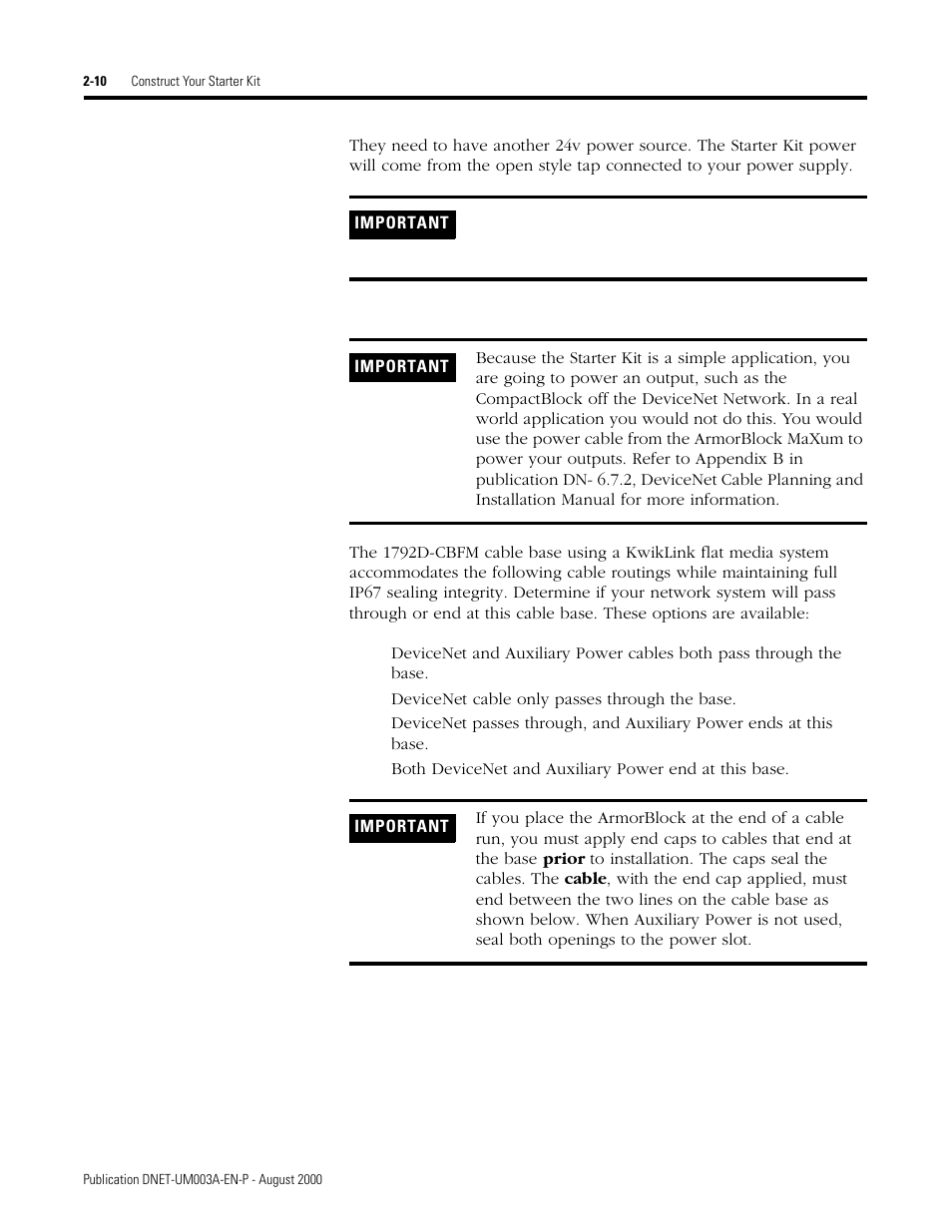 Rockwell Automation 1787-GEN2SKIT, -2, -3, -4, -5, -6, -7 DeviceNet Starter Kit User Manual User Manual | Page 32 / 142