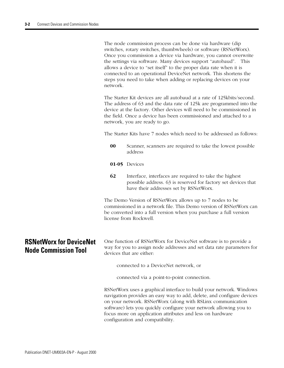 Rsnetworx for devicenet node commission tool, Rsnetworx for devicenet node commission tool -2 | Rockwell Automation 1787-GEN2SKIT, -2, -3, -4, -5, -6, -7 DeviceNet Starter Kit User Manual User Manual | Page 54 / 142