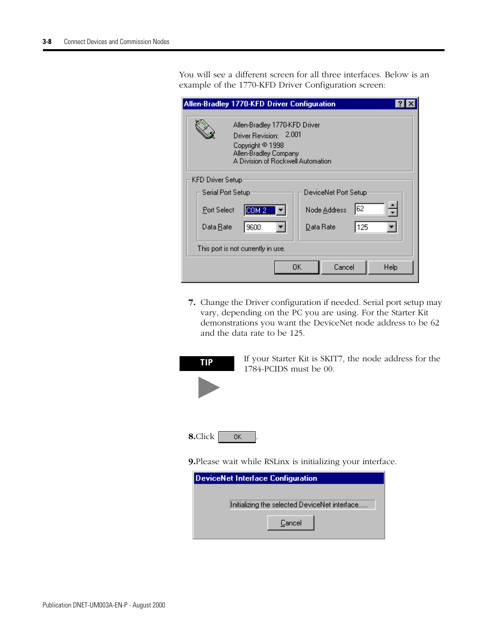 Rockwell Automation 1787-GEN2SKIT, -2, -3, -4, -5, -6, -7 DeviceNet Starter Kit User Manual User Manual | Page 60 / 142