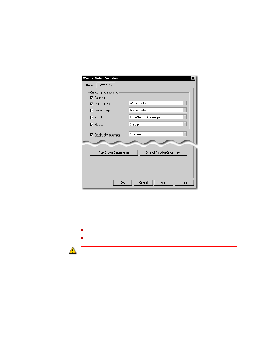 Selecting startup and shutdown components, Monitoring the status of an hmi server, Selecting startup and shutdown components – 8 | Monitoring the status of an hmi server – 8 | Rockwell Automation FactoryTalk View Site Edition Users Guide User Manual | Page 168 / 696