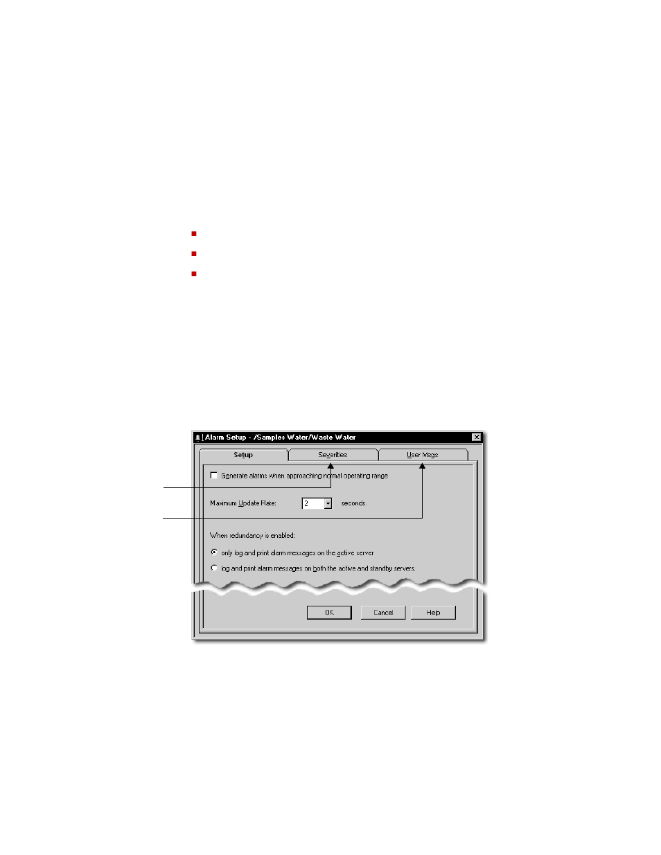 Setting up general hmi tag alarm behavior, Setting up alarm monitoring, Setting up general hmi tag alarm behavior – 15 | Setting up alarm monitoring – 15 | Rockwell Automation FactoryTalk View Site Edition Users Guide User Manual | Page 227 / 696