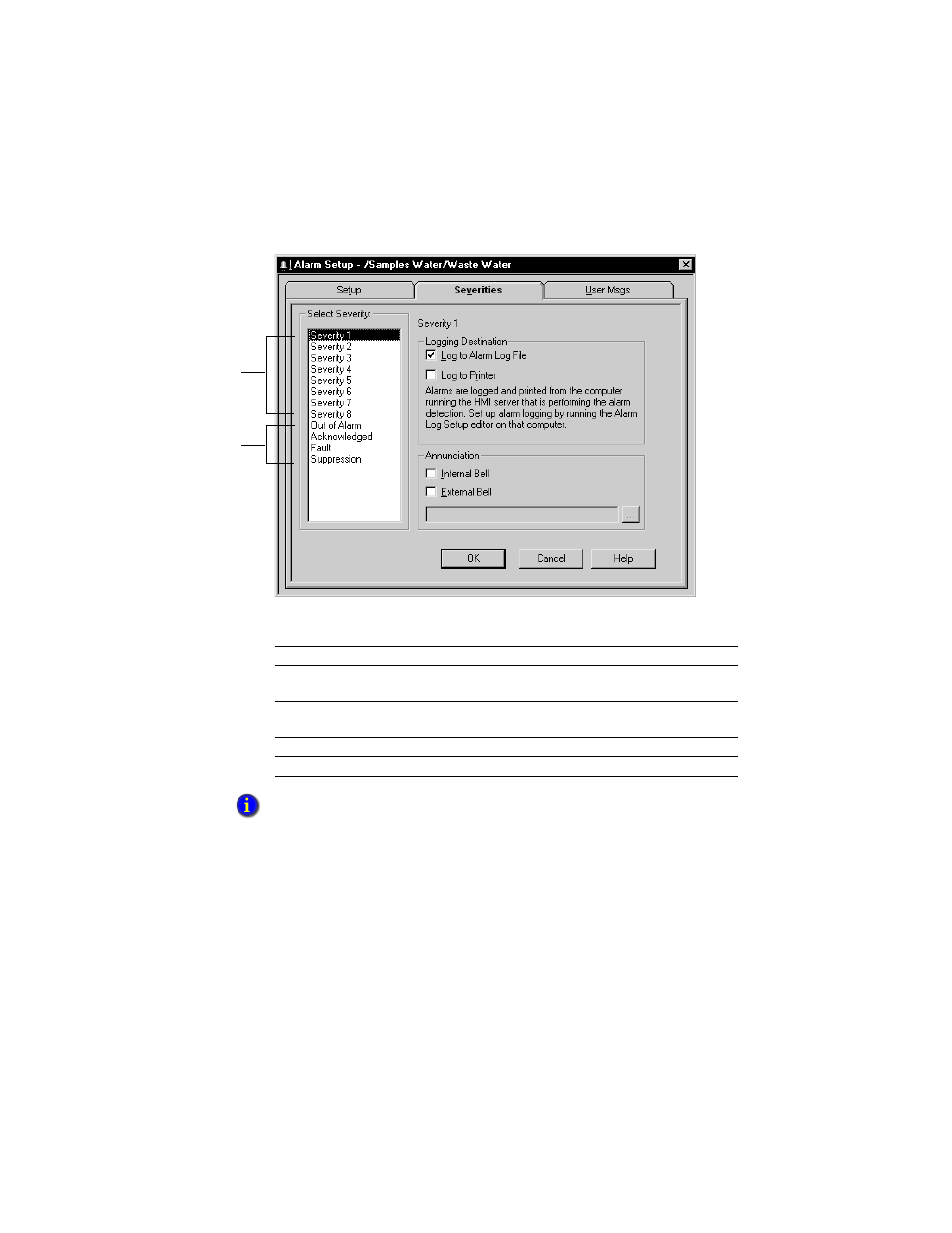 Setting up alarm messages, Setting up alarm messages – 17 | Rockwell Automation FactoryTalk View Site Edition Users Guide User Manual | Page 229 / 696