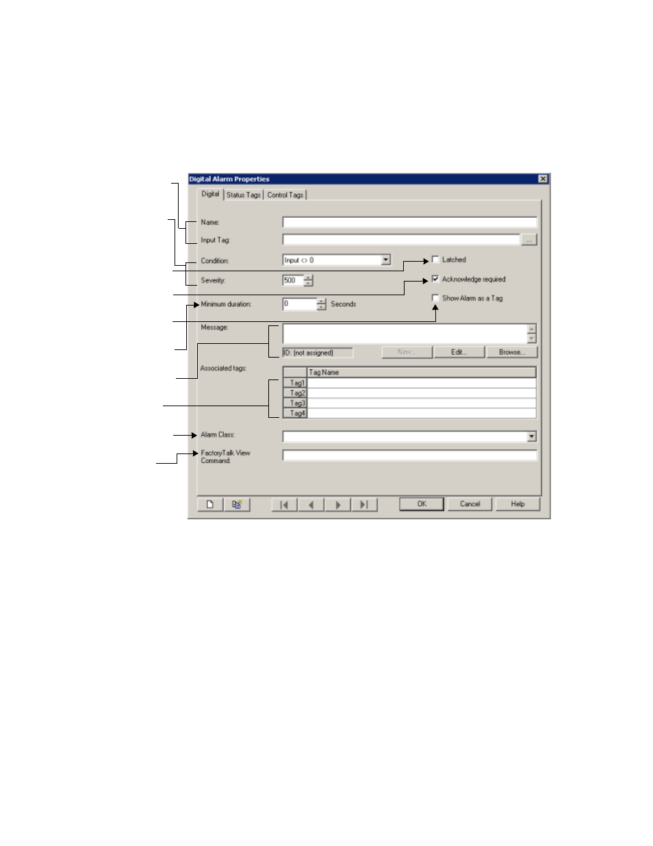 Creating tag-based level alarms, Creating tag-based level alarms – 24 | Rockwell Automation FactoryTalk View Site Edition Users Guide User Manual | Page 280 / 696