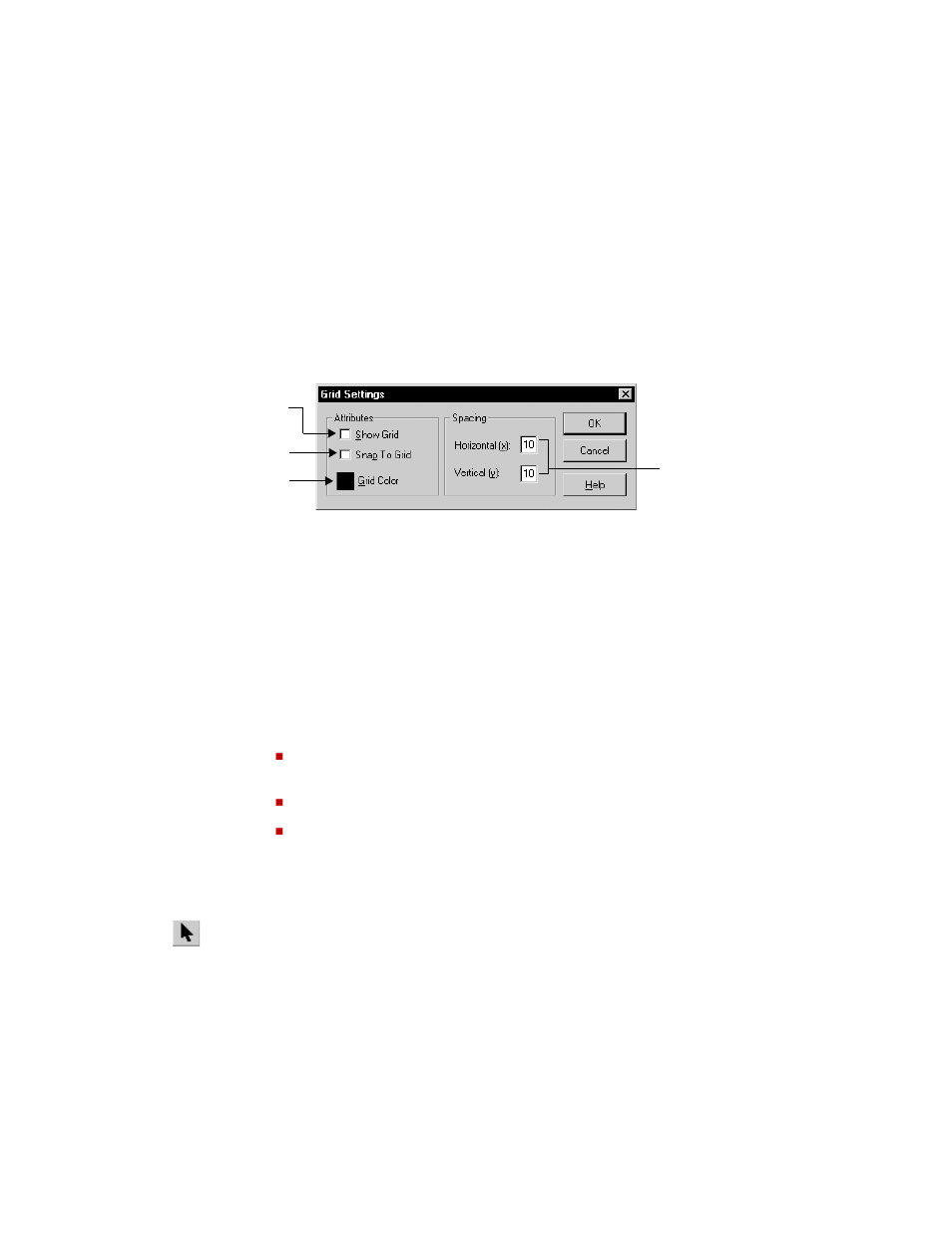 Setting up a display grid, Using the toolbars | Rockwell Automation FactoryTalk View Site Edition Users Guide User Manual | Page 396 / 696