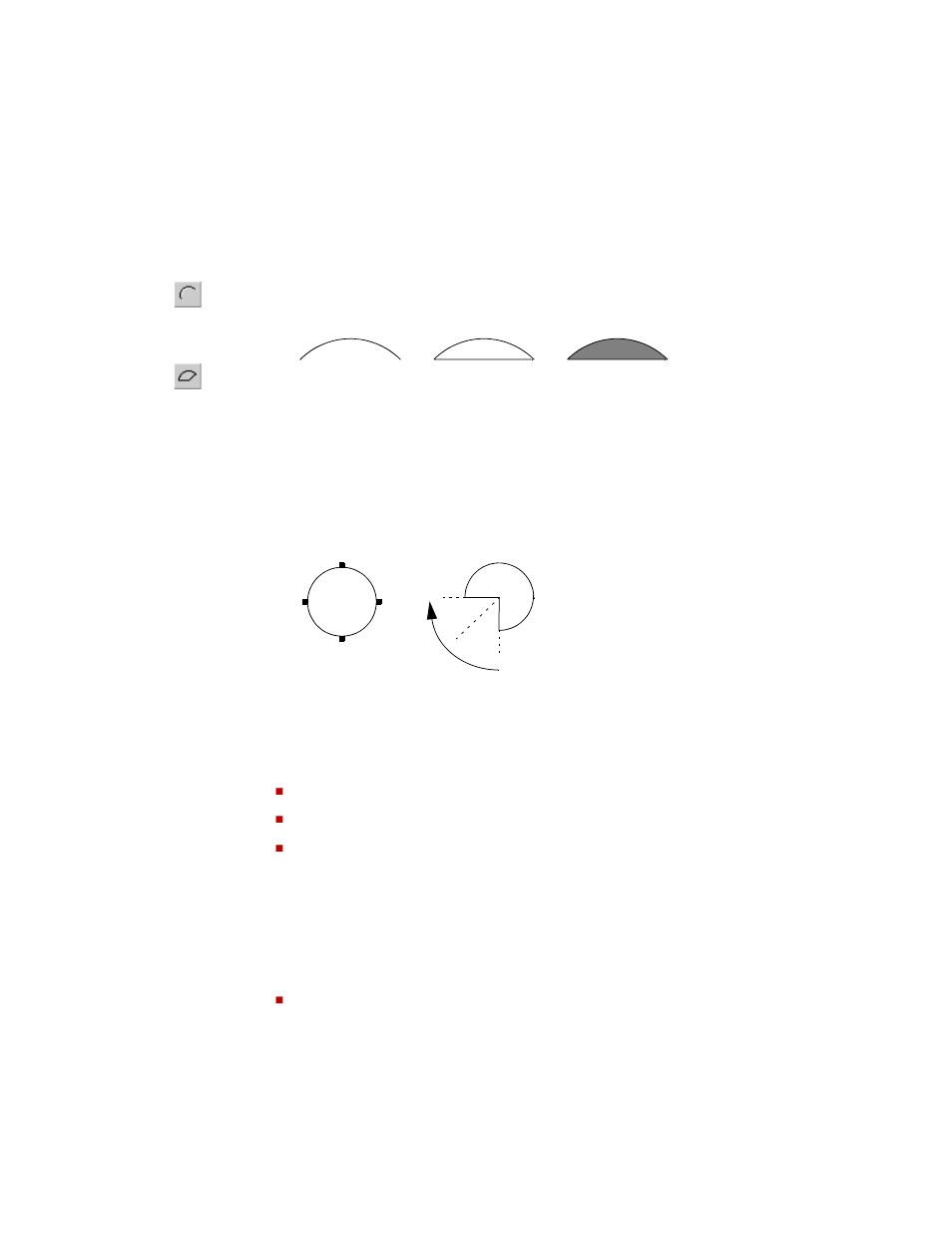 Drawing an arc or wedge, Changing the properties of drawing objects | Rockwell Automation FactoryTalk View Site Edition Users Guide User Manual | Page 448 / 696