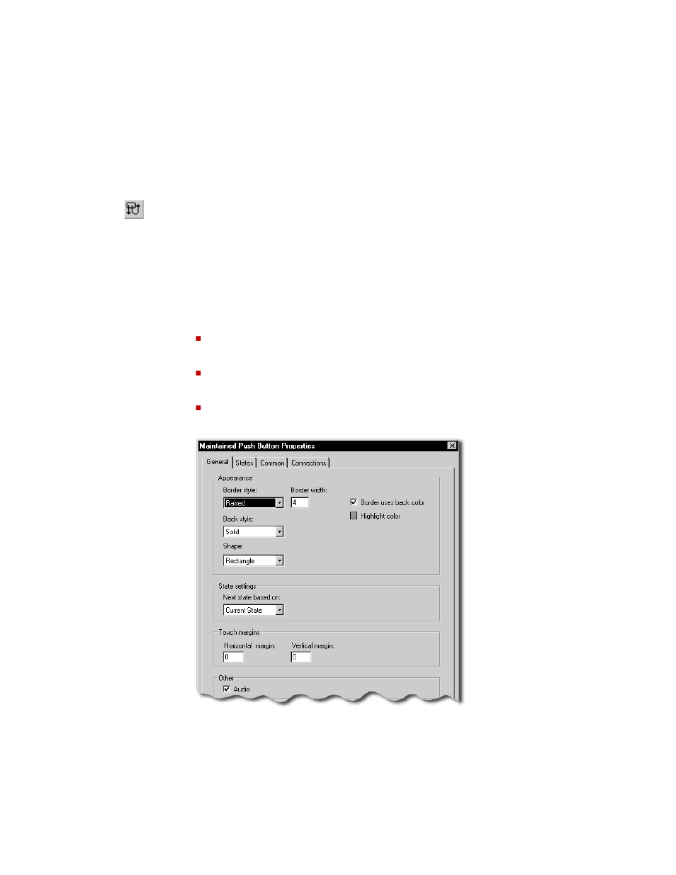 Creating maintained push buttons, Creating maintained push buttons – 15 | Rockwell Automation FactoryTalk View Site Edition Users Guide User Manual | Page 457 / 696