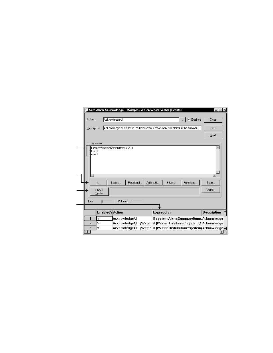 Working in the expression editor, Working in the expression editor – 2 | Rockwell Automation FactoryTalk View Site Edition Users Guide User Manual | Page 548 / 696