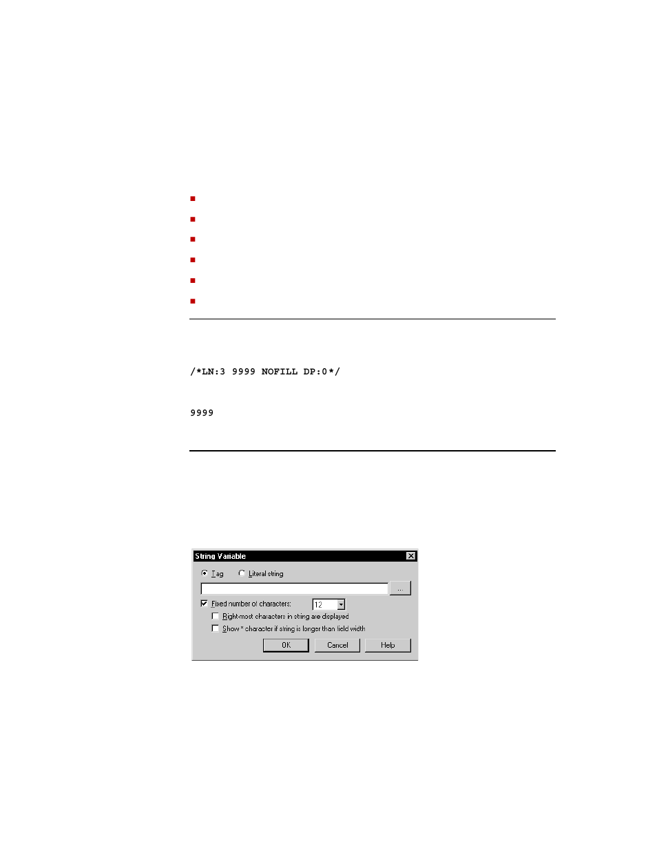 Creating string embedded variables, Creating string embedded variables – 5 | Rockwell Automation FactoryTalk View Site Edition Users Guide User Manual | Page 573 / 696