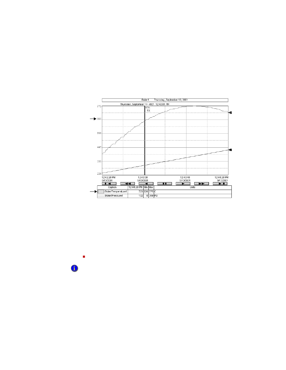 Selecting pens at run time, Modifying trend properties at run time | Rockwell Automation FactoryTalk View Site Edition Users Guide User Manual | Page 621 / 696