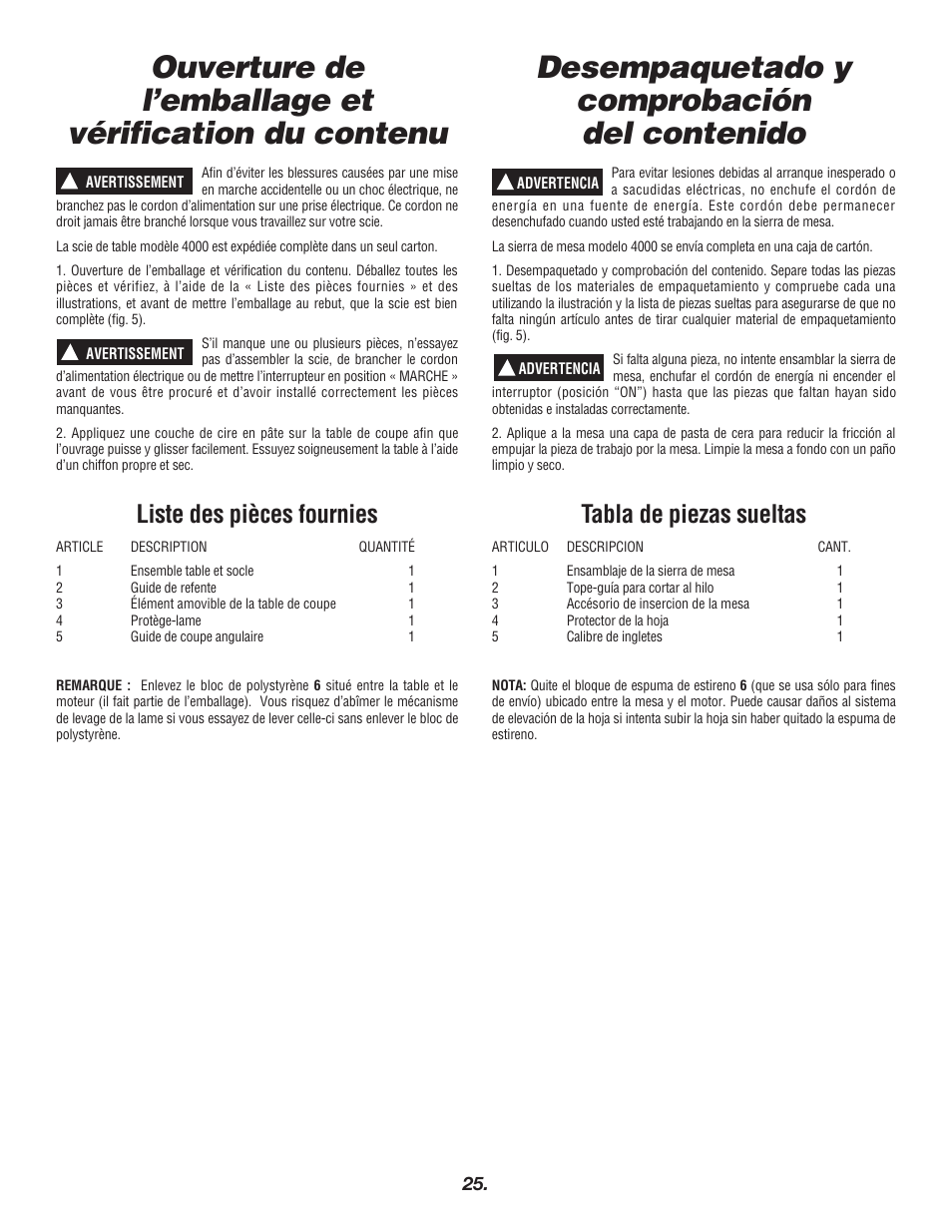 Bosch 4000 User Manual | Page 25 / 68