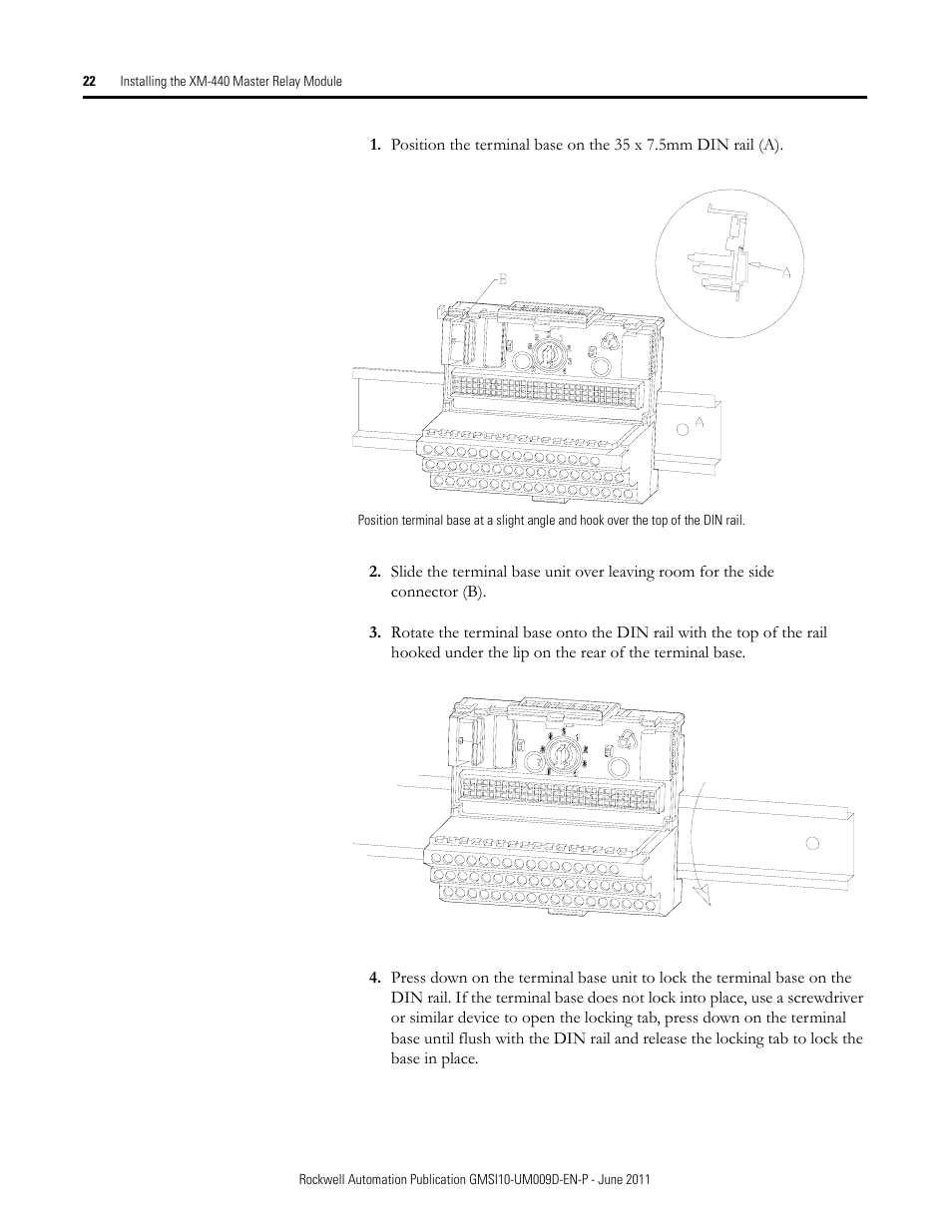 Rockwell Automation 1440-RMA00-04RC XM-440 Master Relay Module User Manual | Page 22 / 100