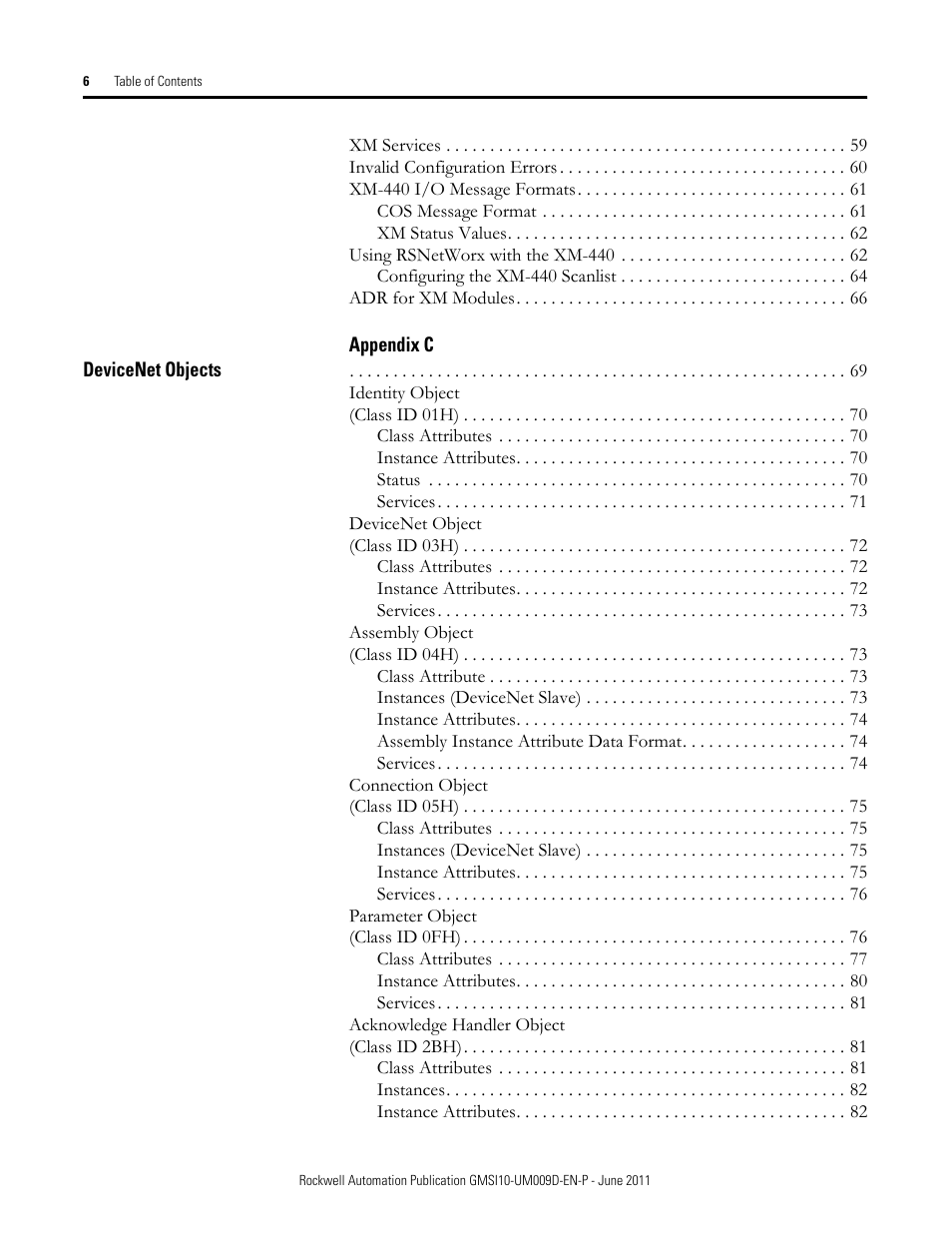 Rockwell Automation 1440-RMA00-04RC XM-440 Master Relay Module User Manual | Page 6 / 100