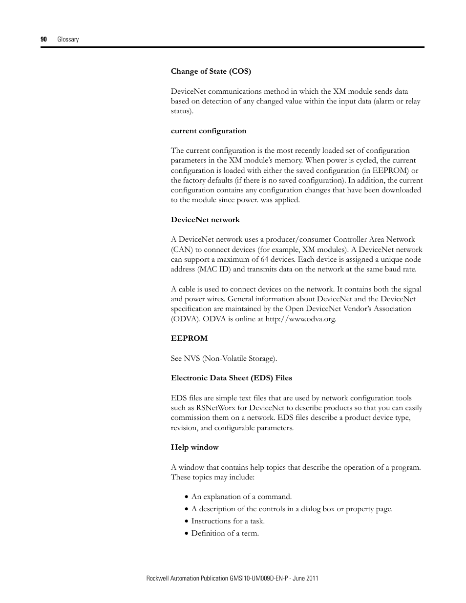 Rockwell Automation 1440-RMA00-04RC XM-440 Master Relay Module User Manual | Page 90 / 100
