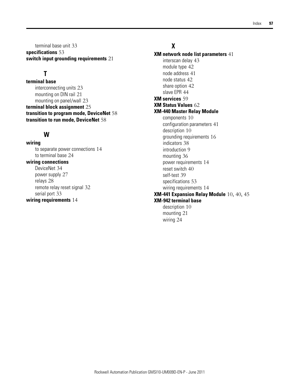 Rockwell Automation 1440-RMA00-04RC XM-440 Master Relay Module User Manual | Page 97 / 100