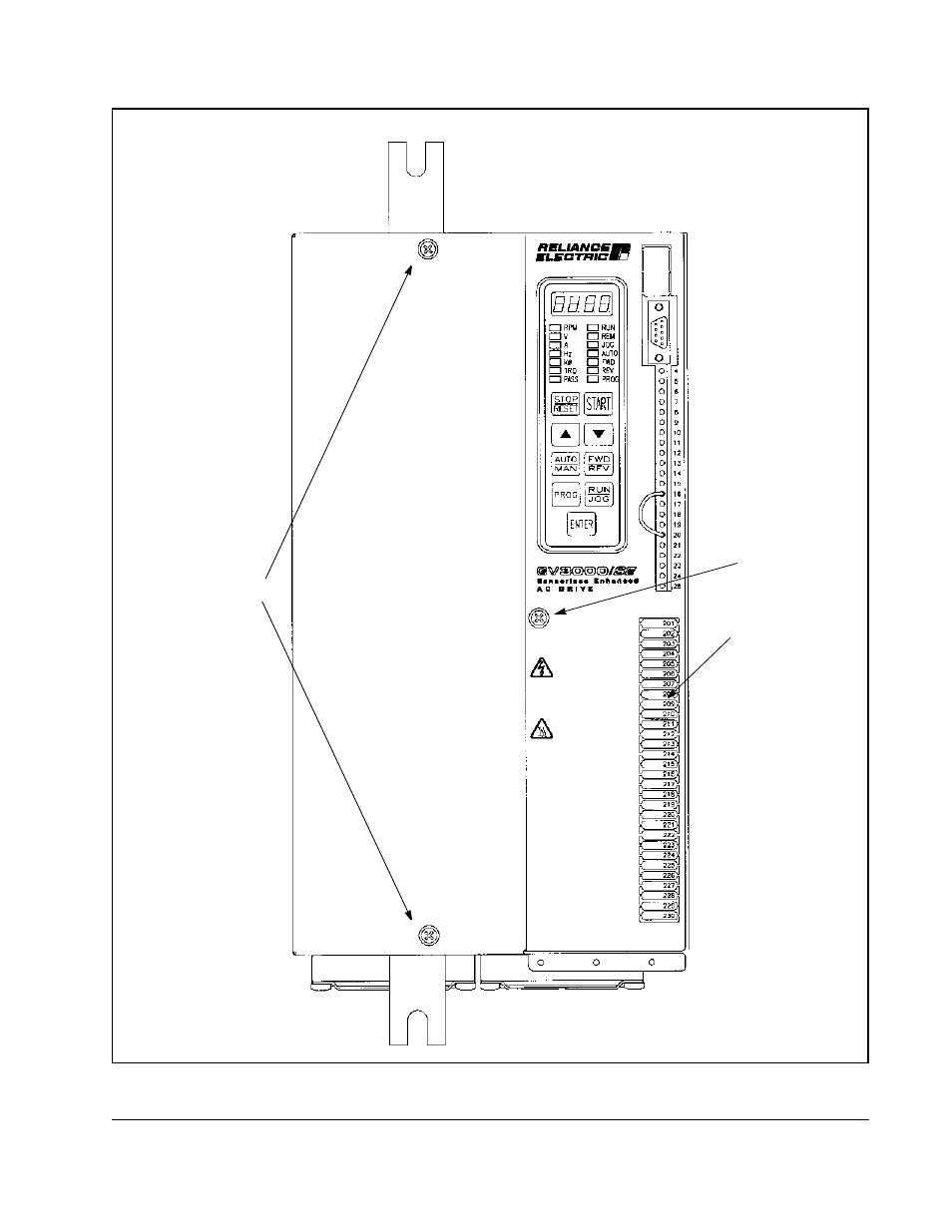 Rockwell Automation GV3000/SE AC Drive AutoMax Network Communication Board, M/N 2AX3000 User Manual | Page 44 / 96