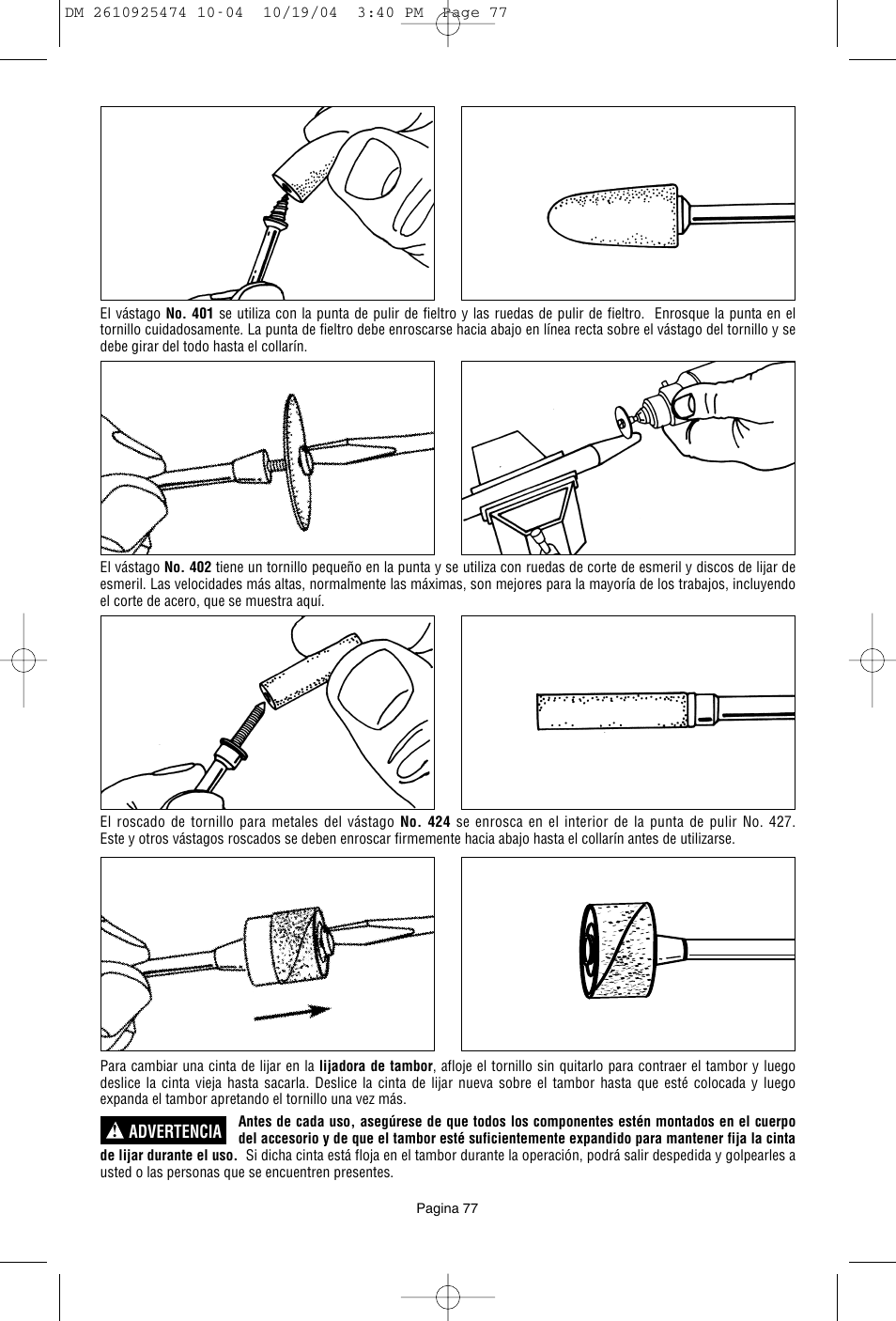 Bosch 275T6 User Manual | Page 77 / 92