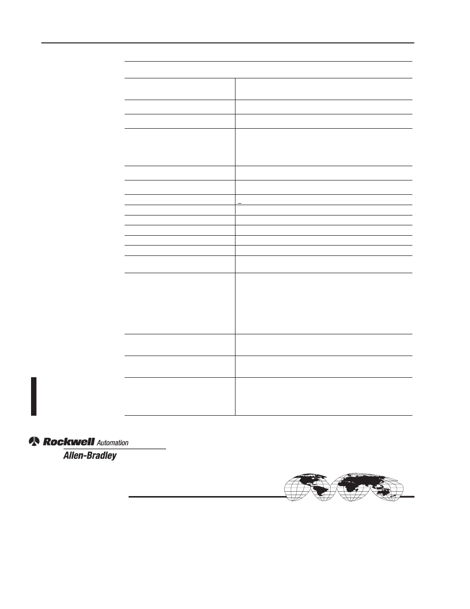 Specifications, Back cover, Worldwide representation | Rockwell Automation 1897-NOV High Speed Analog Installation Instructions User Manual | Page 12 / 12