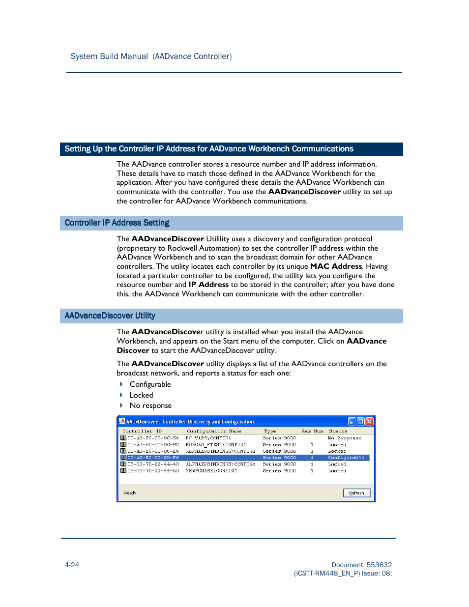 Rockwell Automation AADvance Controller System Build User Manual | Page 104 / 130