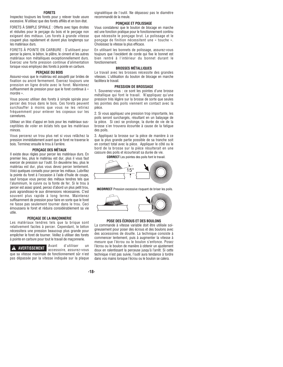 Bosch 1199VSR User Manual | Page 18 / 32