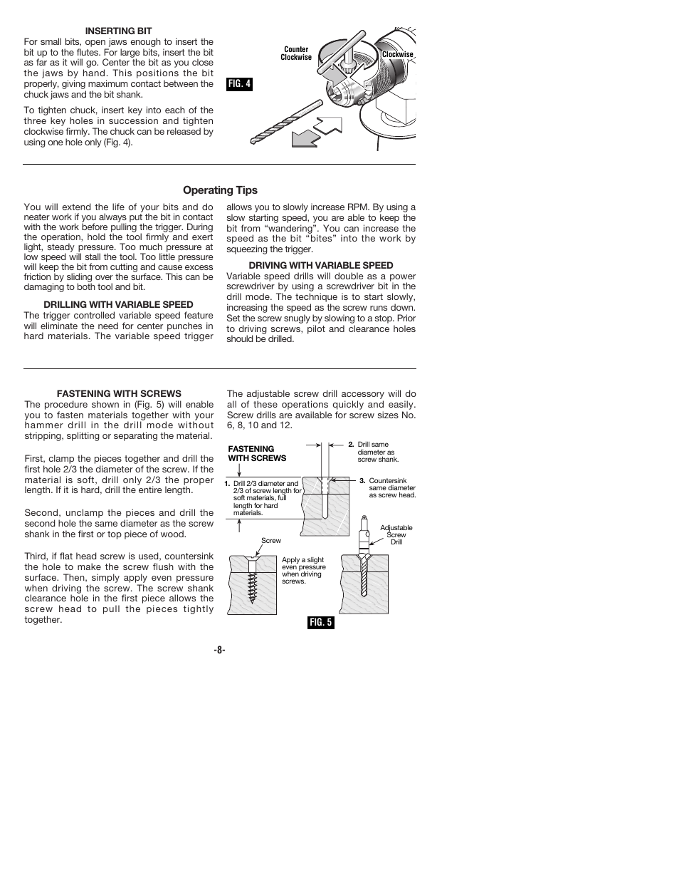 Bosch 1199VSR User Manual | Page 8 / 32