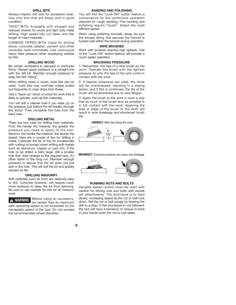 Bosch 1199VSR User Manual | Page 9 / 32