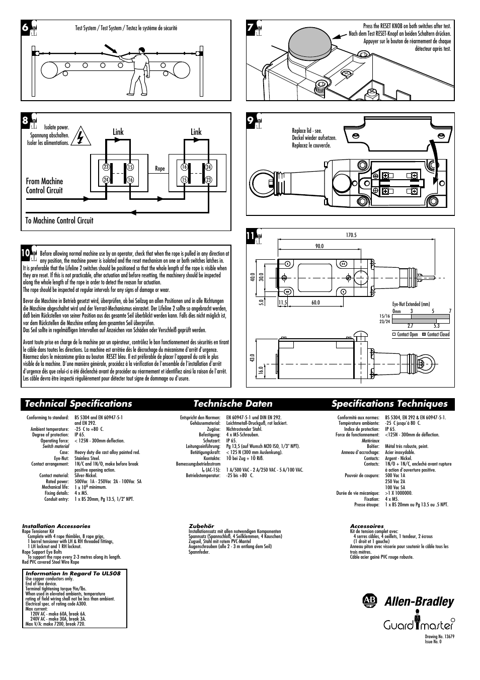 Link | Rockwell Automation Lifeline 2 Rope Operated E-Stop Device User Manual | Page 2 / 2