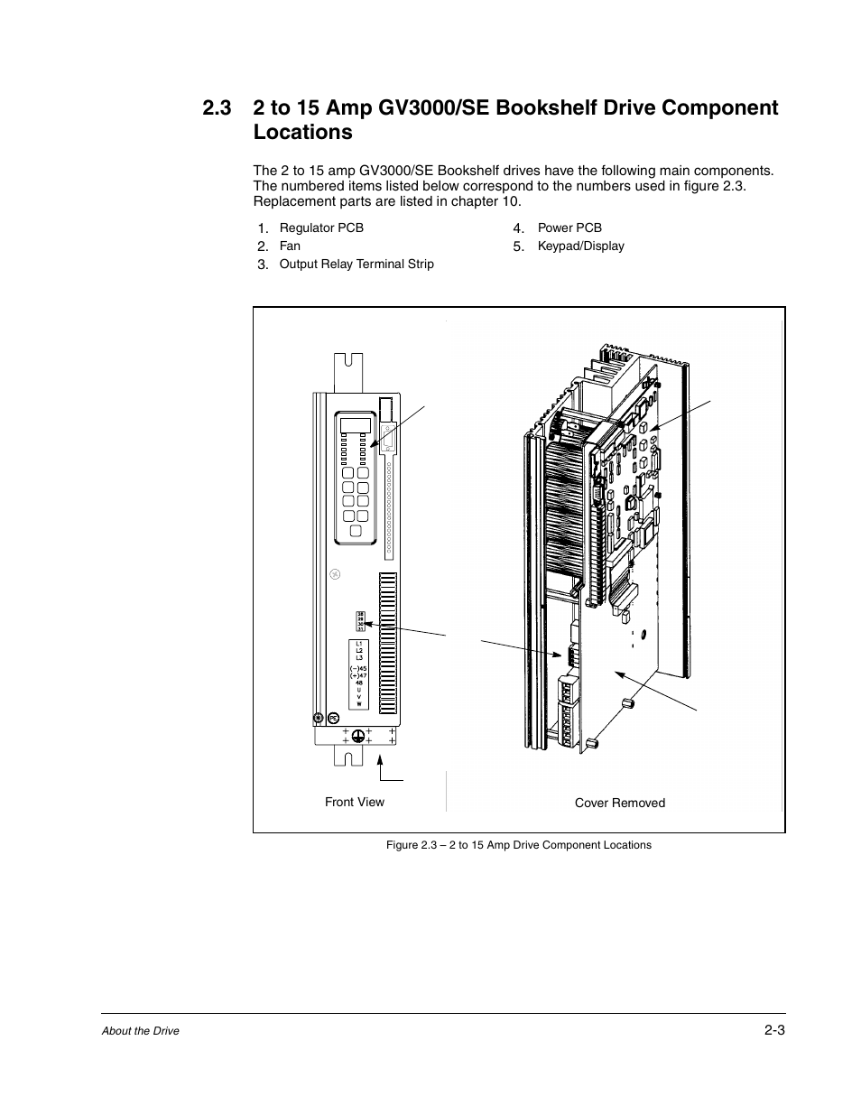 Rockwell Automation GV3000/SE AC Bookshelf Drive Hardware Ref, Installation, and Troubleshooting User Manual | Page 17 / 96